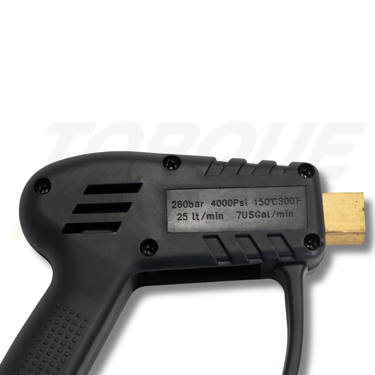 Pistola sem gatilho 25l/min | 280 bar | F1/4 x F3/8 Grandjet - 02.07.01.001 (Original)
