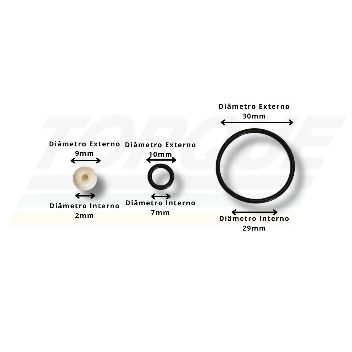 Kit Reparo do Bico Turbo Karcher 070/080 - 9.302-018.0 (Original)