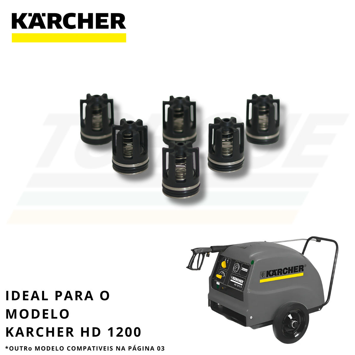 Kit Válvula S/P Karcher HD/HDS 800/1200 - 4.580-230.0 (Original)