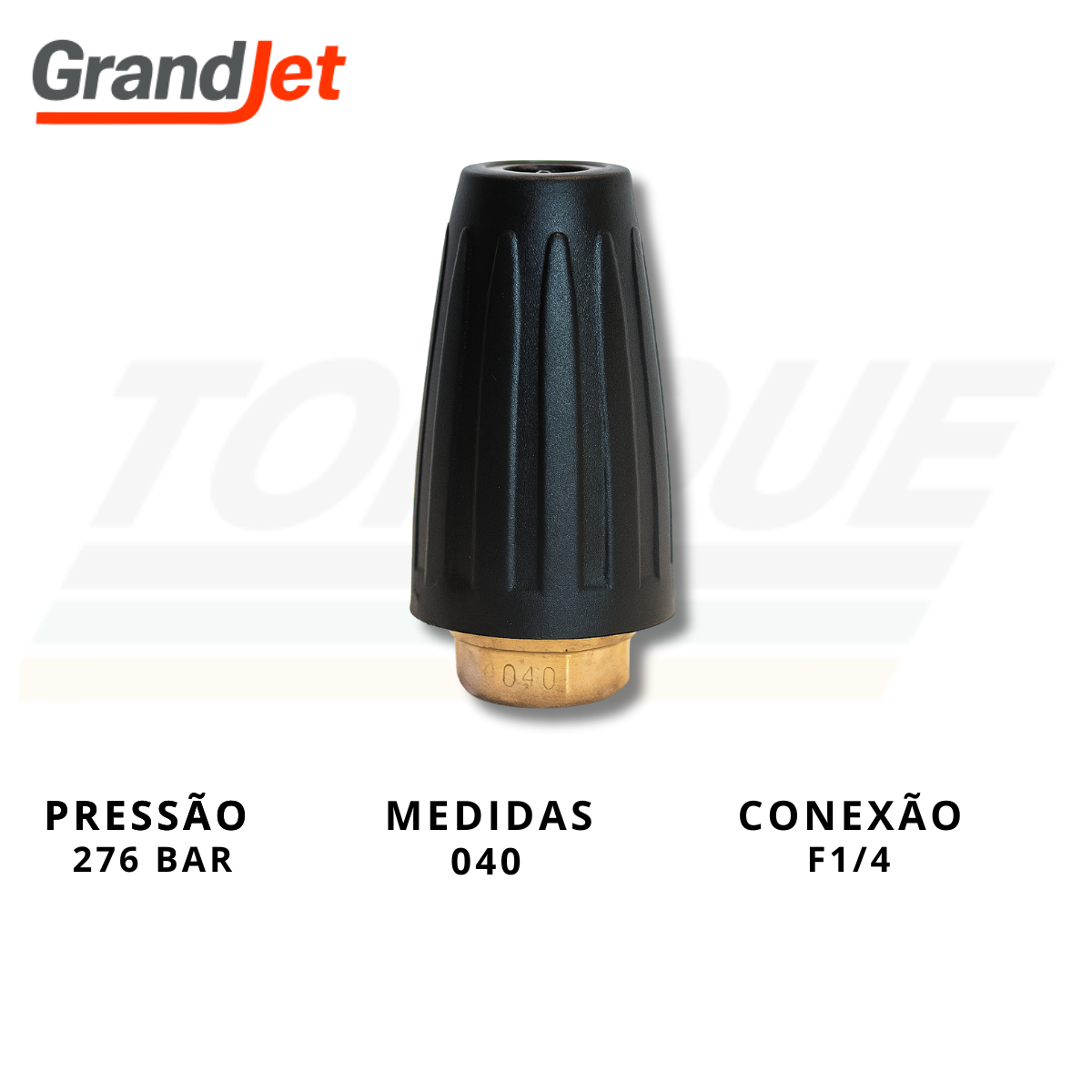 Bico Turbo/Rotativo de Cerâmica 040 | 276Bar GrandJet - 02.07.10.001 (Original)