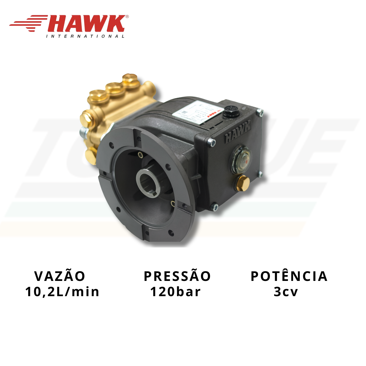 Bomba HAWK, mod. NHDP8512CR- 10,2l/min| 120bar | 1750RPM | 3CV