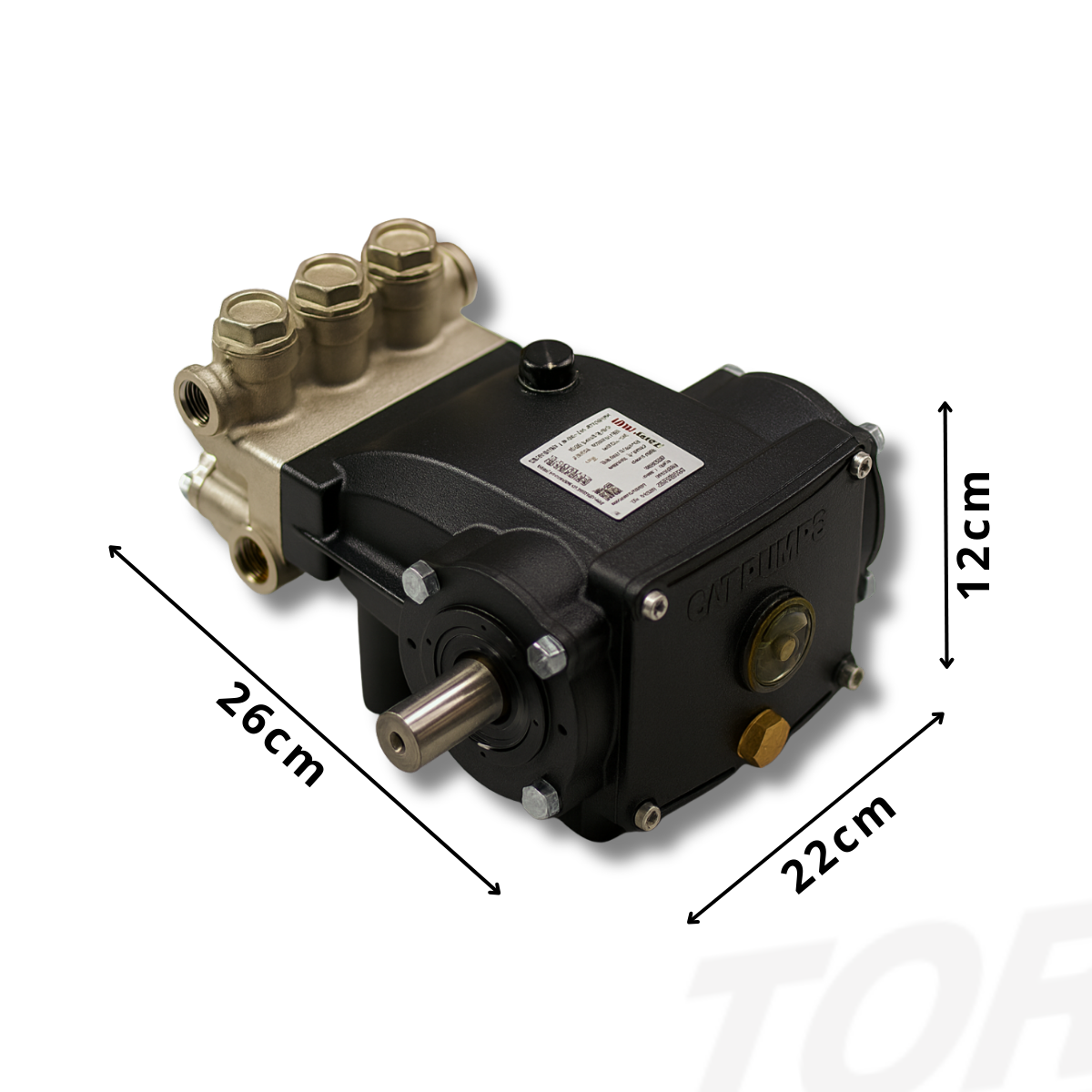 Bomba HAWK, mod. NMT1520HTR - 18l/min. | 200 bar | 1750 RPM | 7,5CV - ÁGUA QUENTE