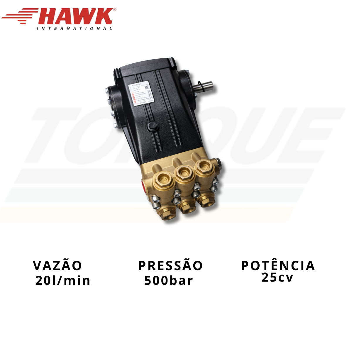 Bomba HAWK, mod. PX1750IR - 20l/min. | 500 bar | 1750 RPM