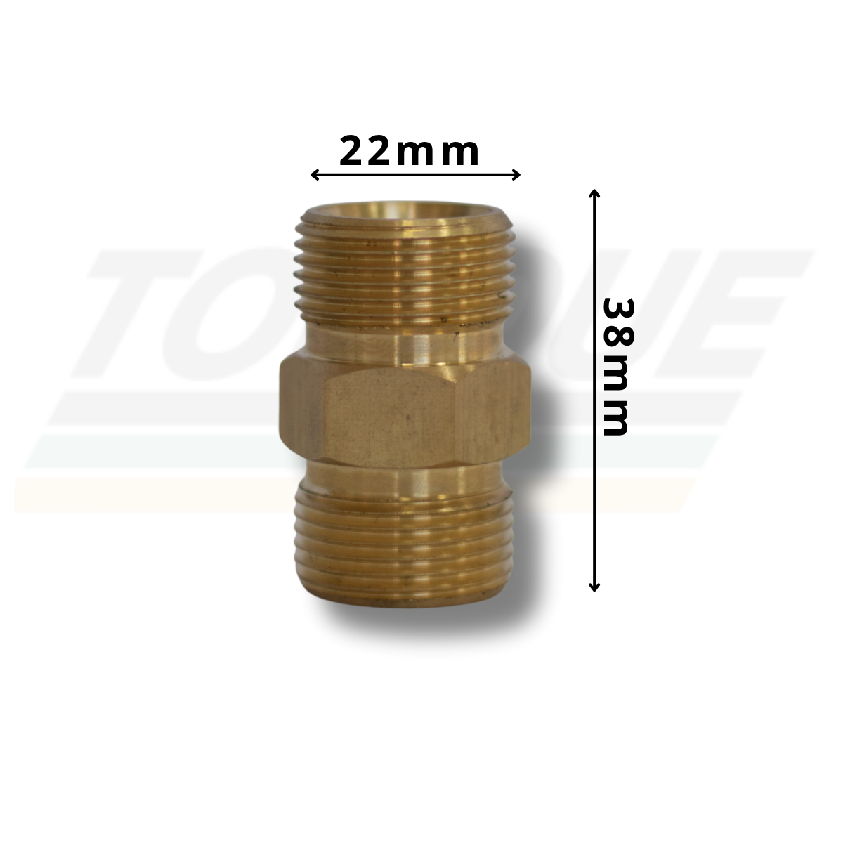 Conexão Nípel M22xM22 Grandjet - 02.07.08.008 (Original)