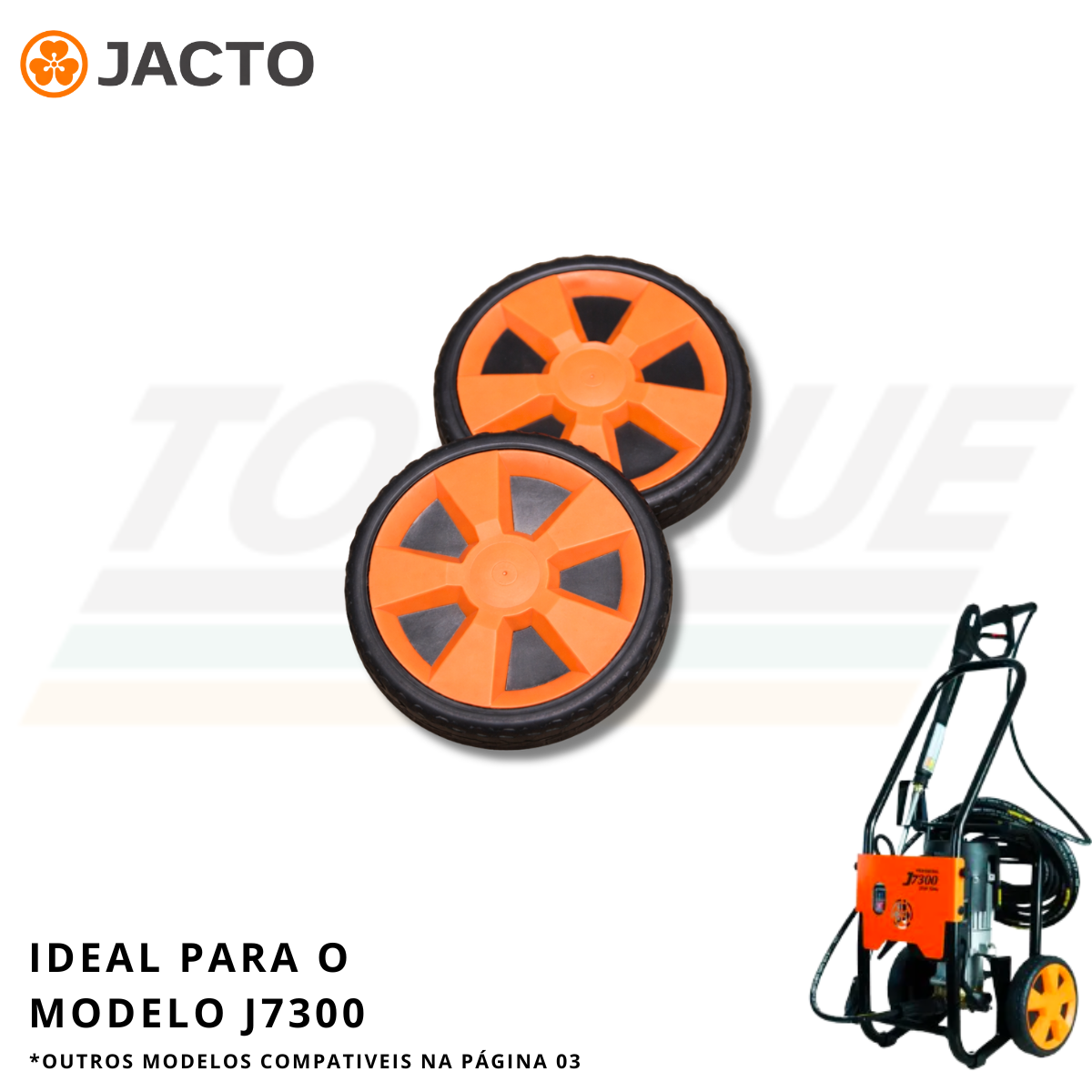 Kit Roda Ø200 completa para Jacto J7300 - 1285529 (Original)