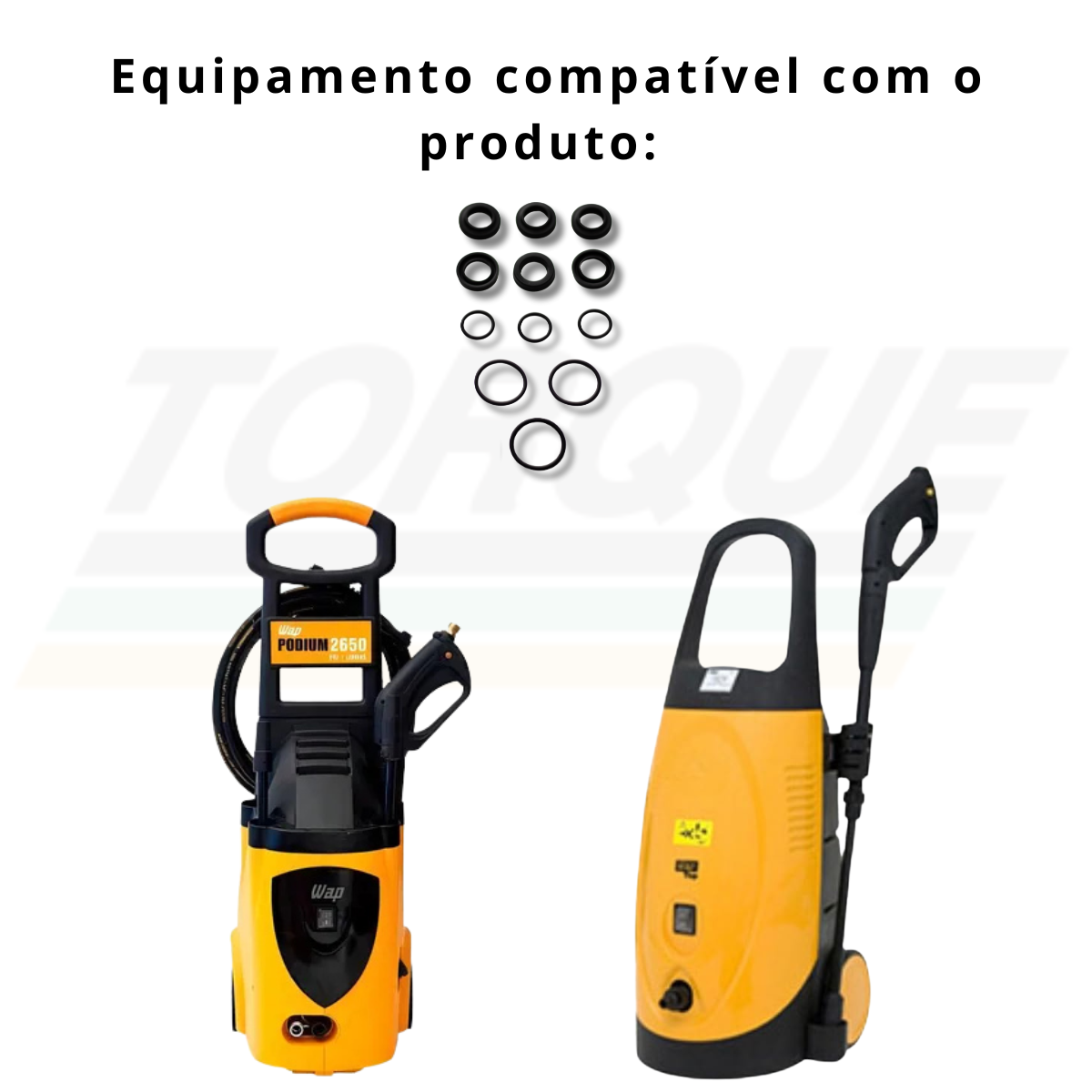 Wap - Kit N°6 vedações para Wap Podium/ Top II VH130P-38-42 - (Original)