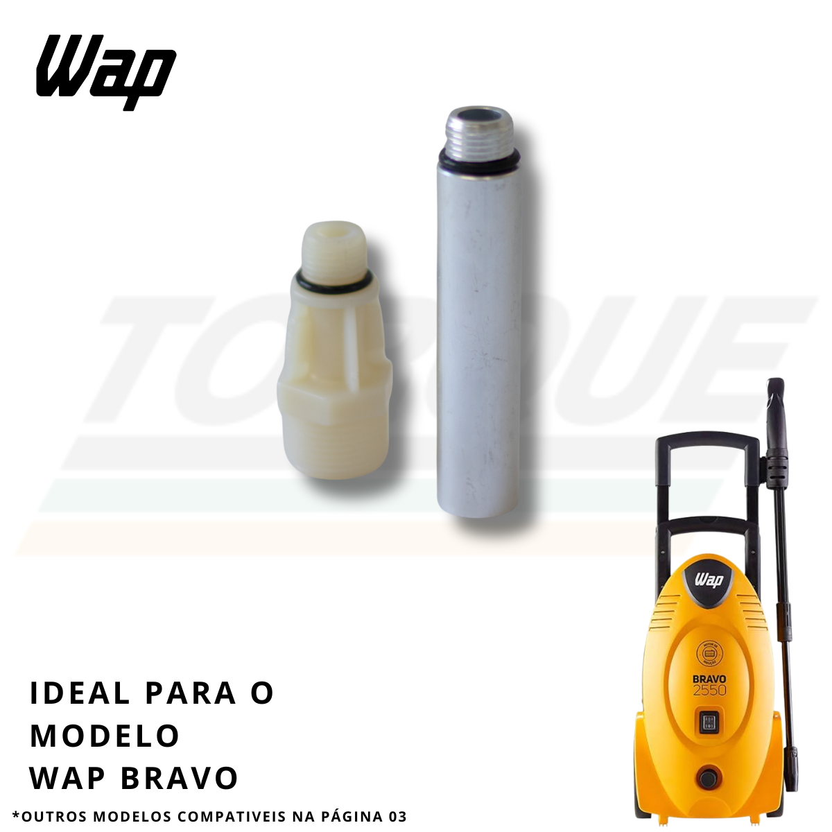 Kit N° Entrada Água 145MM para Wap Bravo/Excell/Val - VG70-21-22 (Original)
