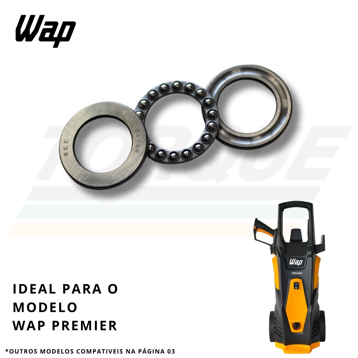 Kit Rolamento Axial para Wap Plus/Super/Prem/TopII - FW004342 (Original)