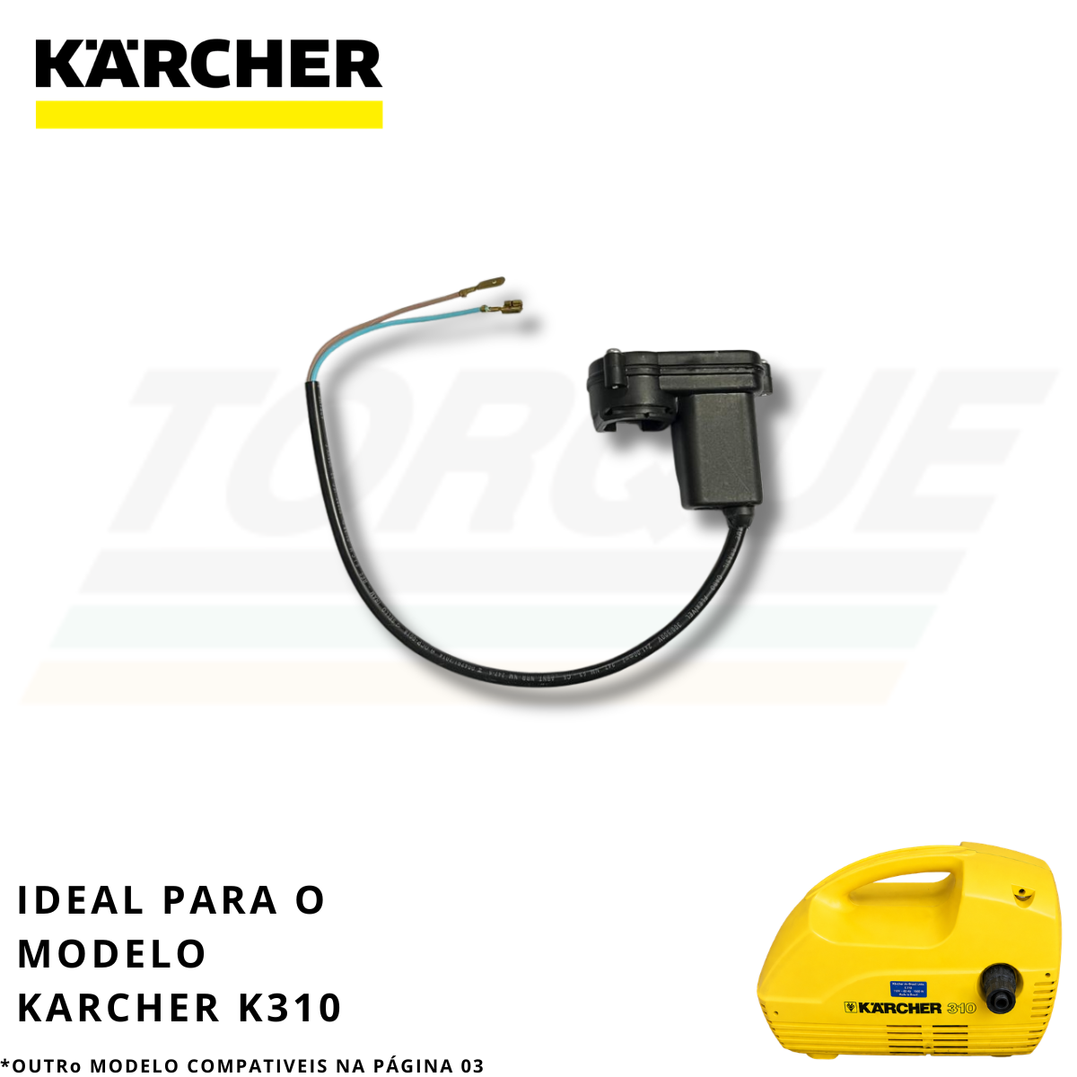 Kit Stop total TST para Karcher K-310 - 9.310-009.0 (Original)