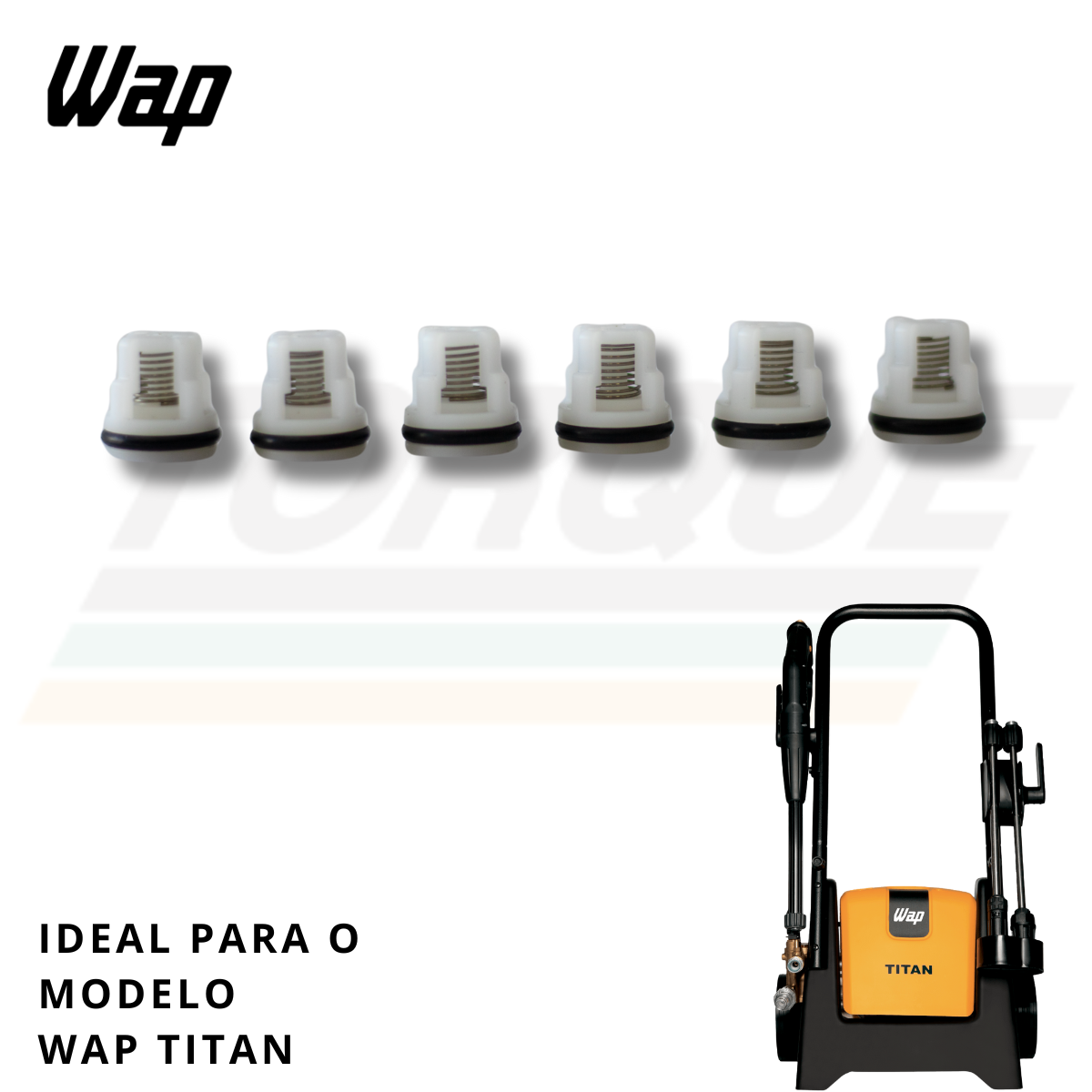 Kit Válvula Sucção e Pressão C/6 para Wap Titan - FW001248 (Original)