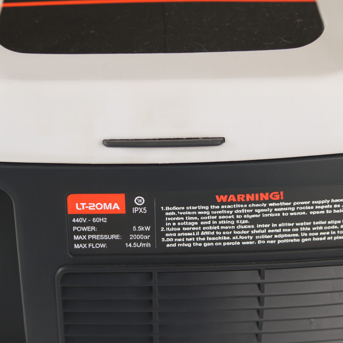 Hidrolavadora GHIBLI, mod. LT-20MA - 14.5l/min. | 195 bar | 7,5CV TRIF. 440V