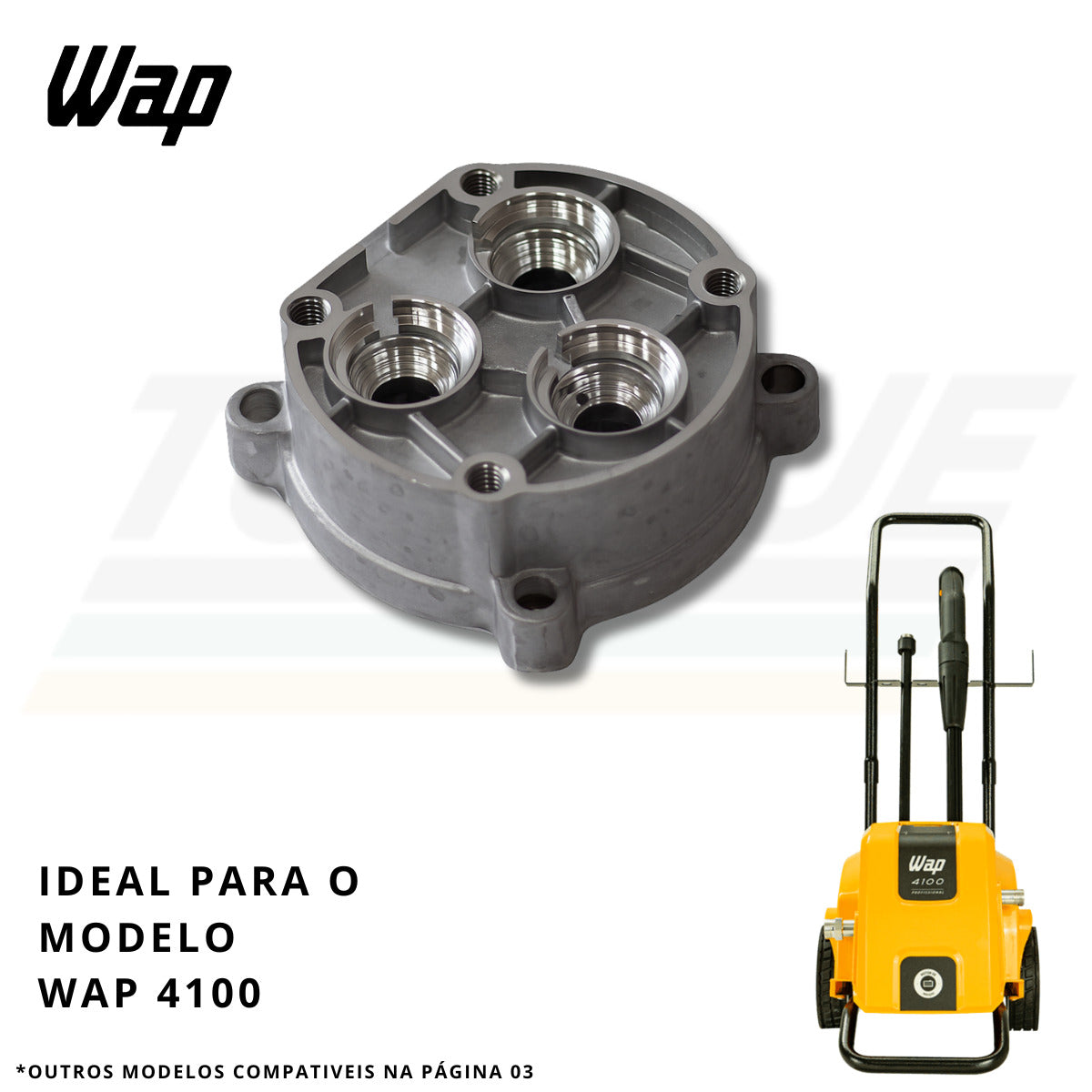 Wap - Guia Pistões Furos M8 para Wap Premium/ 4100 - 120EP-028 (Original)