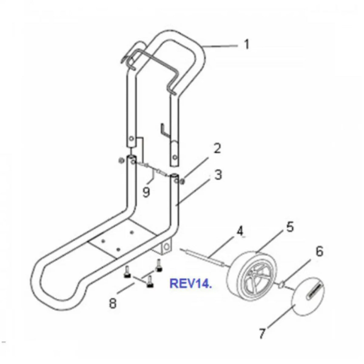 Calota da roda cinza Karcher HD585