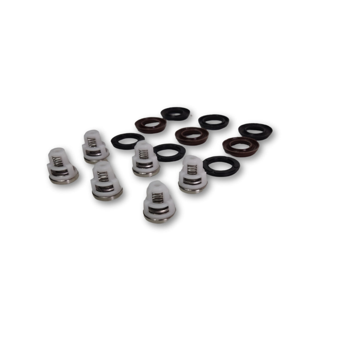 Kit Jogo de gaxetas 18mm + 6 valvulas