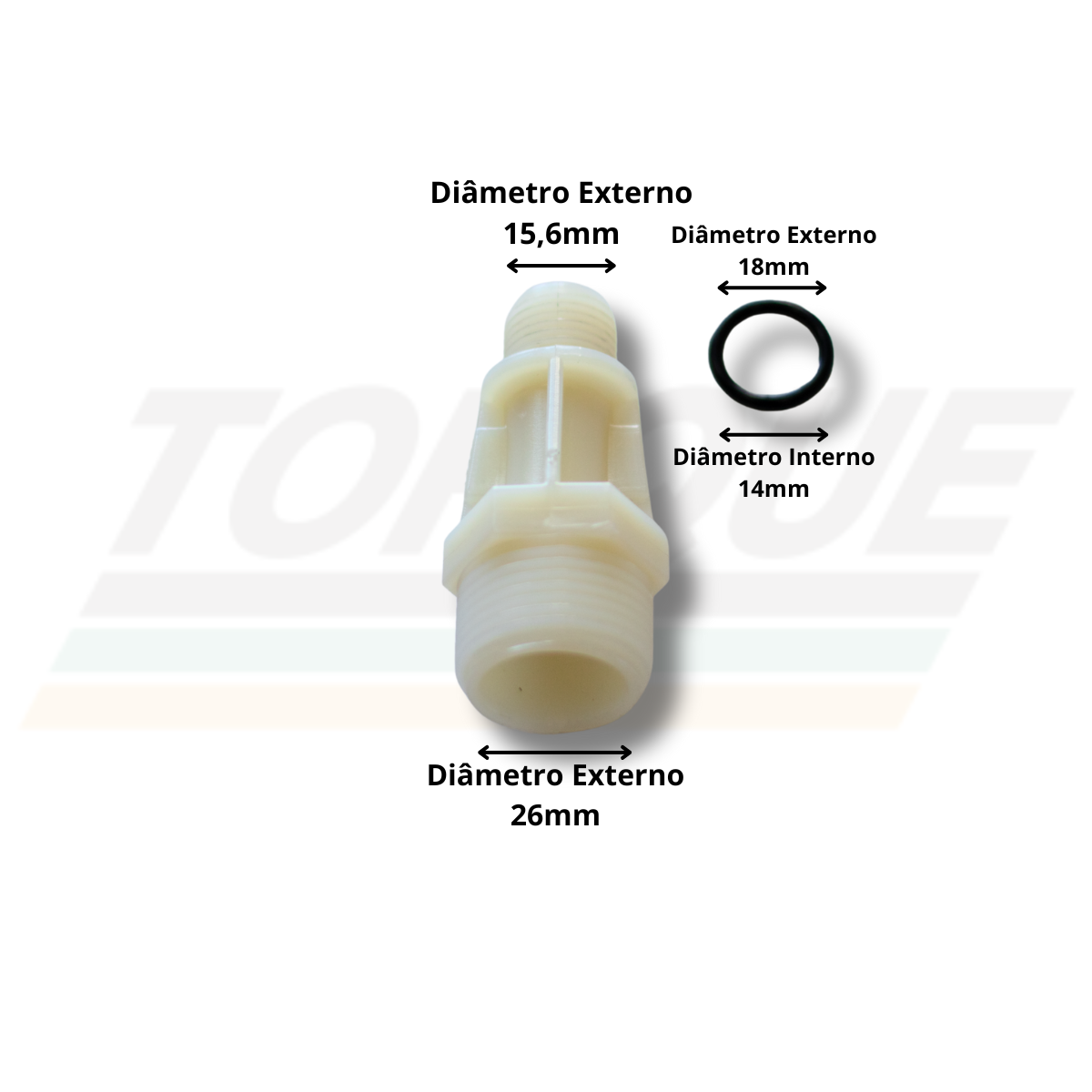 Kit N° Entrada Água 145MM para Wap Bravo/Excell/Val - VG70-21-22 (Original)
