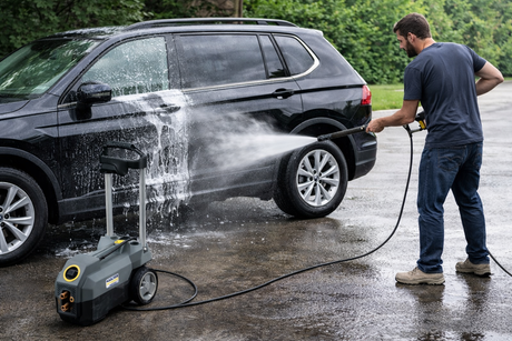 Lavadora de Alta Pressão Kärcher Profissional HD 585 para Lavagem de Carros no Brasil