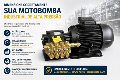 Como Dimensionar Corretamente uma Motobomba Industrial de Alta Pressão
