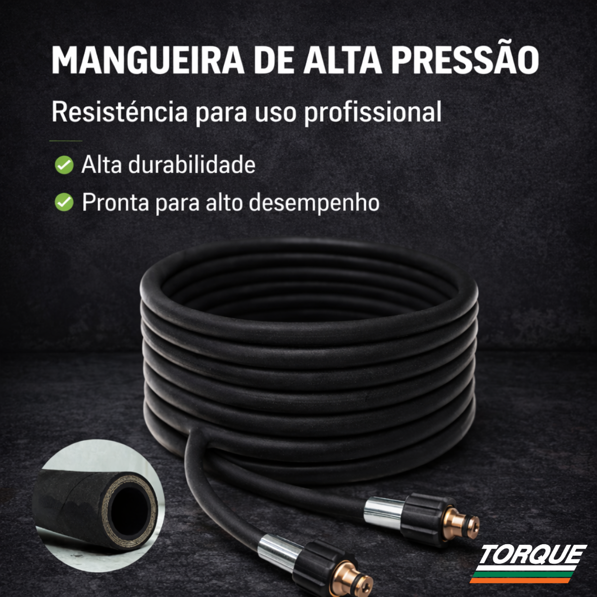 Como escolher a mangueira correta para lavadora de alta pressão