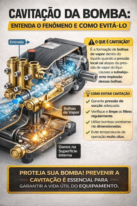 Cavitação em bombas: o que é e como evitá-la?