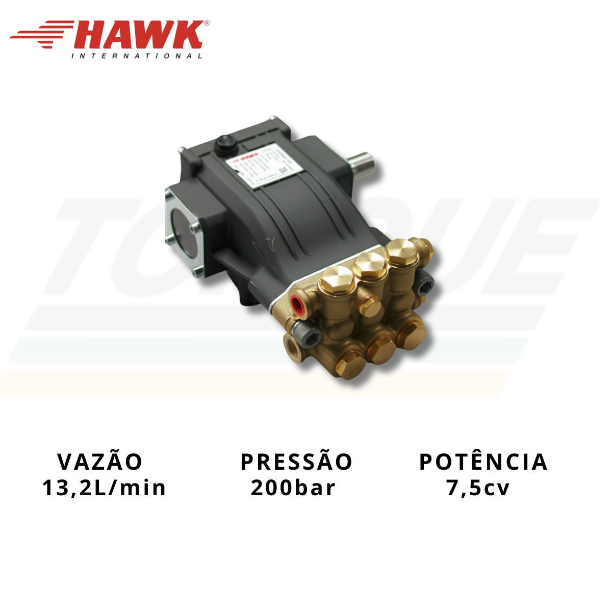 Bomba HAWK, mod.  NHDP1120R - 13l/min. | 200 bar | 1750 RPM | 7,5CV