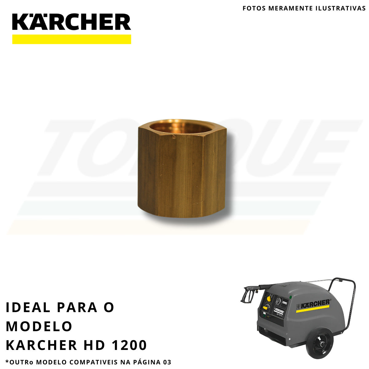 Porca Capa M12 Karcher HD800 / HD1200 - 9.369-104.0 (Original)