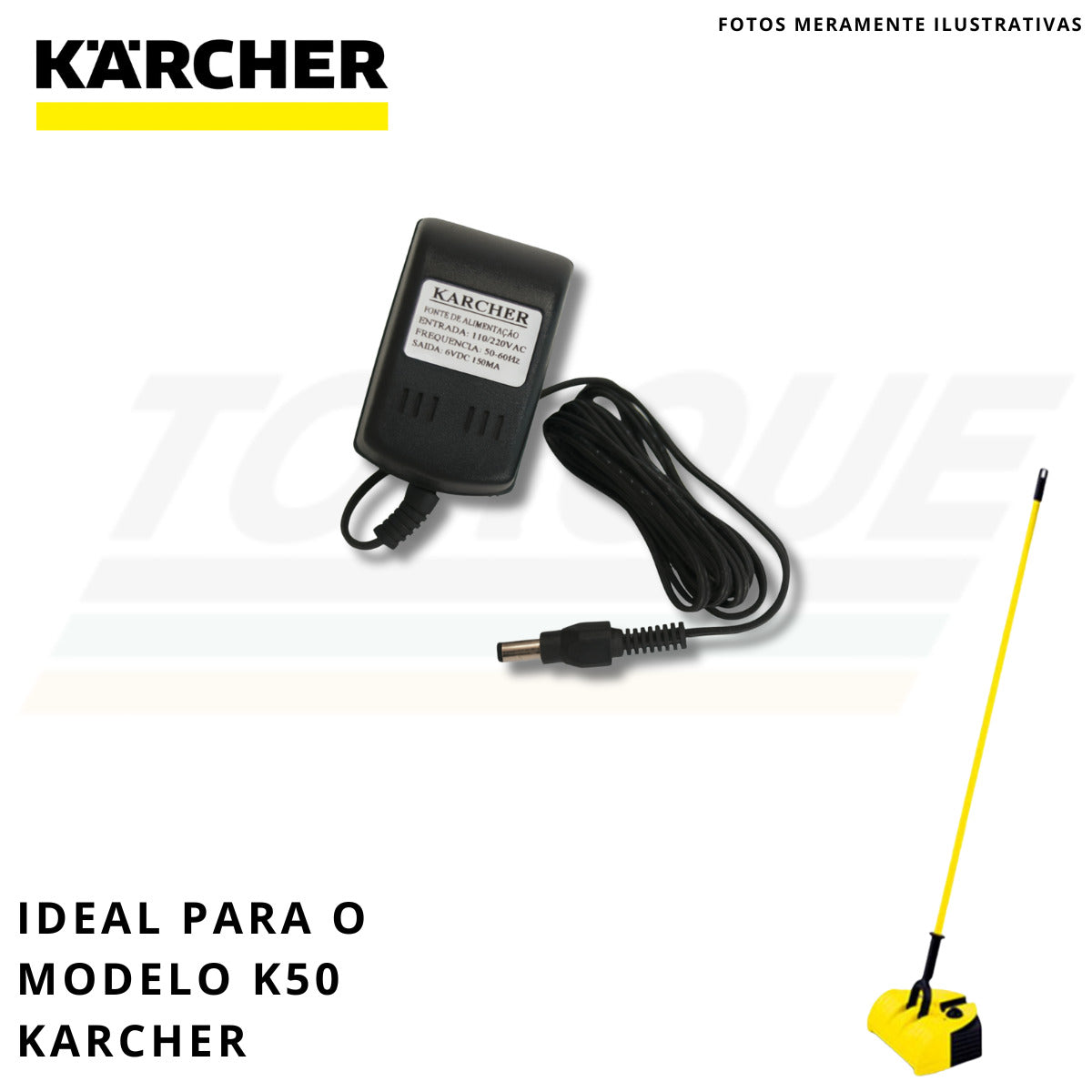 Fonte de alimentação Karcher K50 127v - 6.682-556.0 (Original)