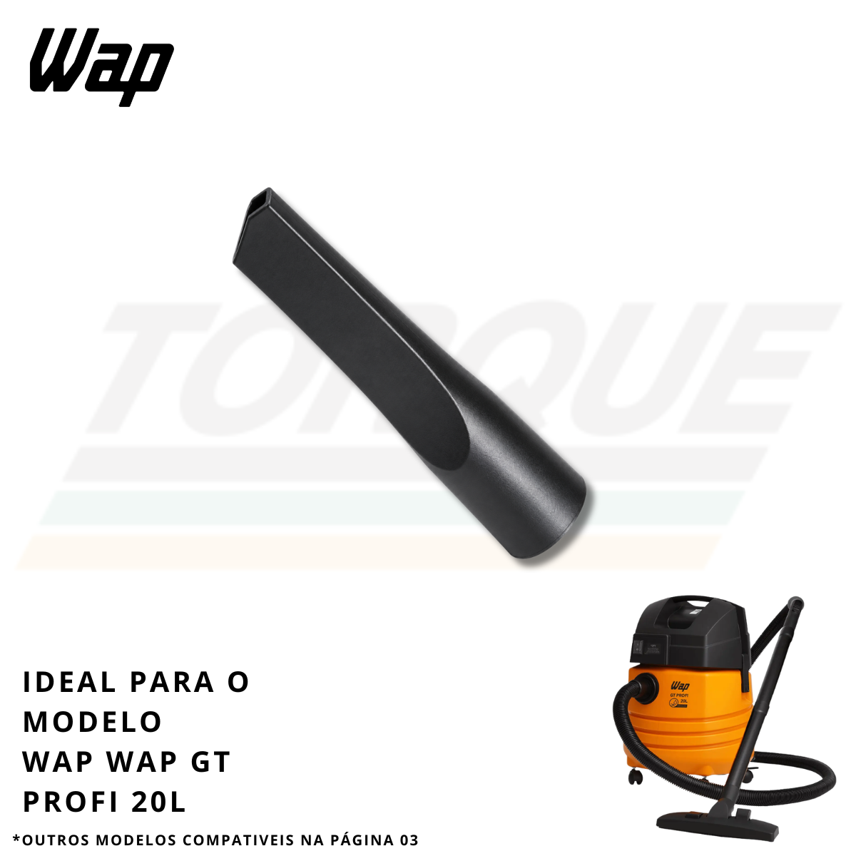 Bico Canto de Aspirador de Pó e Água Wap 36MM - 29541000 (Original)