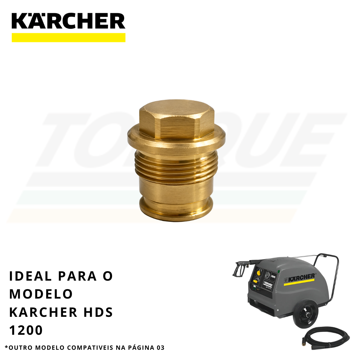 Bucha da Gaxeta  Karcher 20mm HD12/15 - 5.112-746.0 (Original)