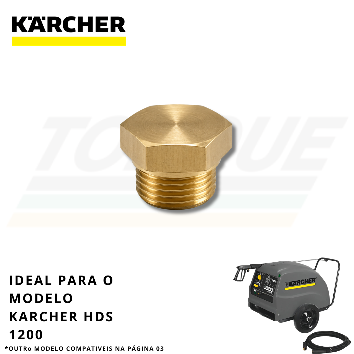 Bujão Rosqueado para Karcher HDS 1200 - 9.369-062.0 (Original)