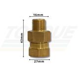 Adaptador Giratório M3/8xF3/8 para Pistola GrandJet - 02.07.08.009 (Original)