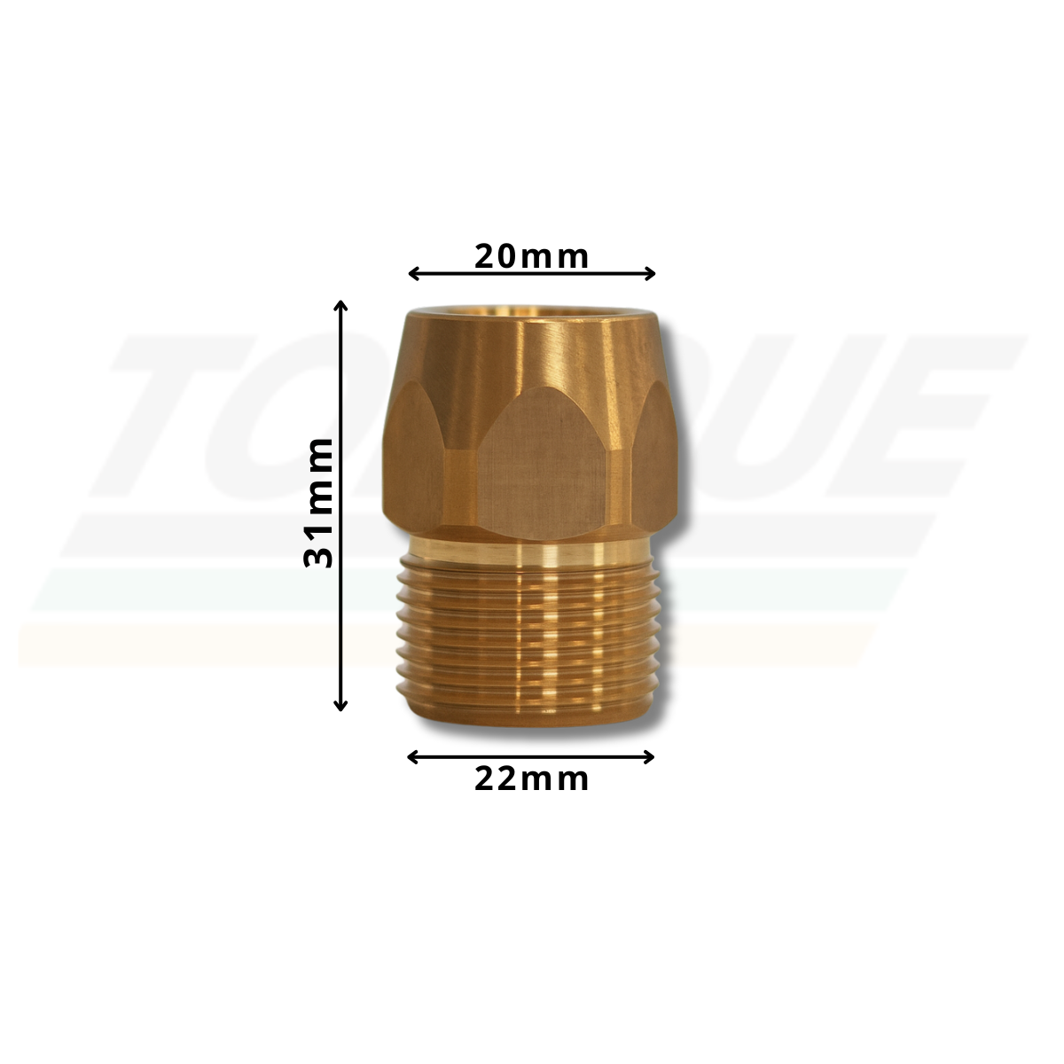 Conexão Ponta de lança M22xF1/4 Grandjet - 02.07.08.005 (Original)