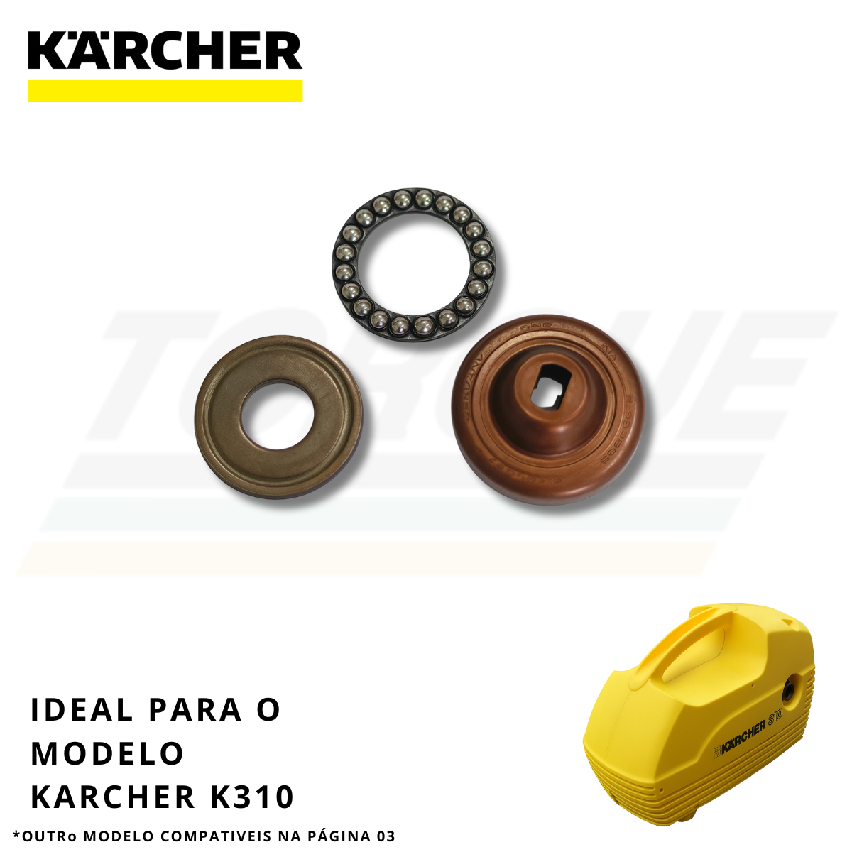 Disco Oscilante 6.401-257.0 para Karcher K310/ K800 - 9.302-512.0 (Original)