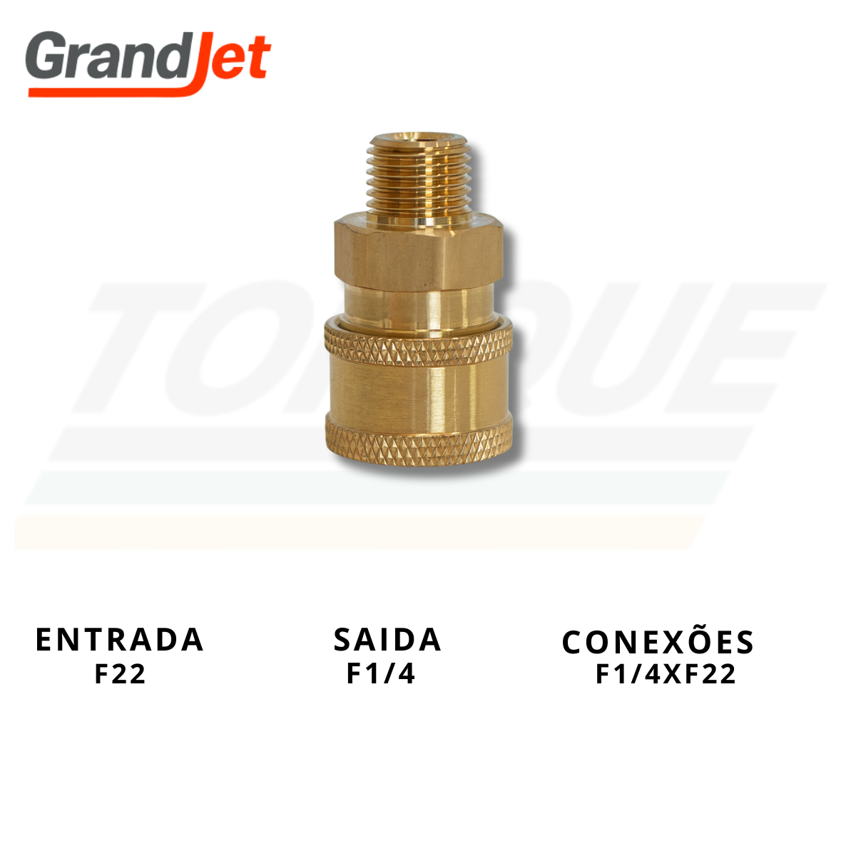 Engate rápido (Fêmea) M1/4 | ERF 1/4 GrandJet - 02.07.08.001 (Original)