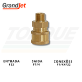 Engate rápido (Fêmea) M1/4 | ERF 1/4 GrandJet - 02.07.08.001 (Original)