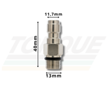Engate rápido (Macho) 1/4 x ERM3/8 Inox GrandJet - 02.07.08.002