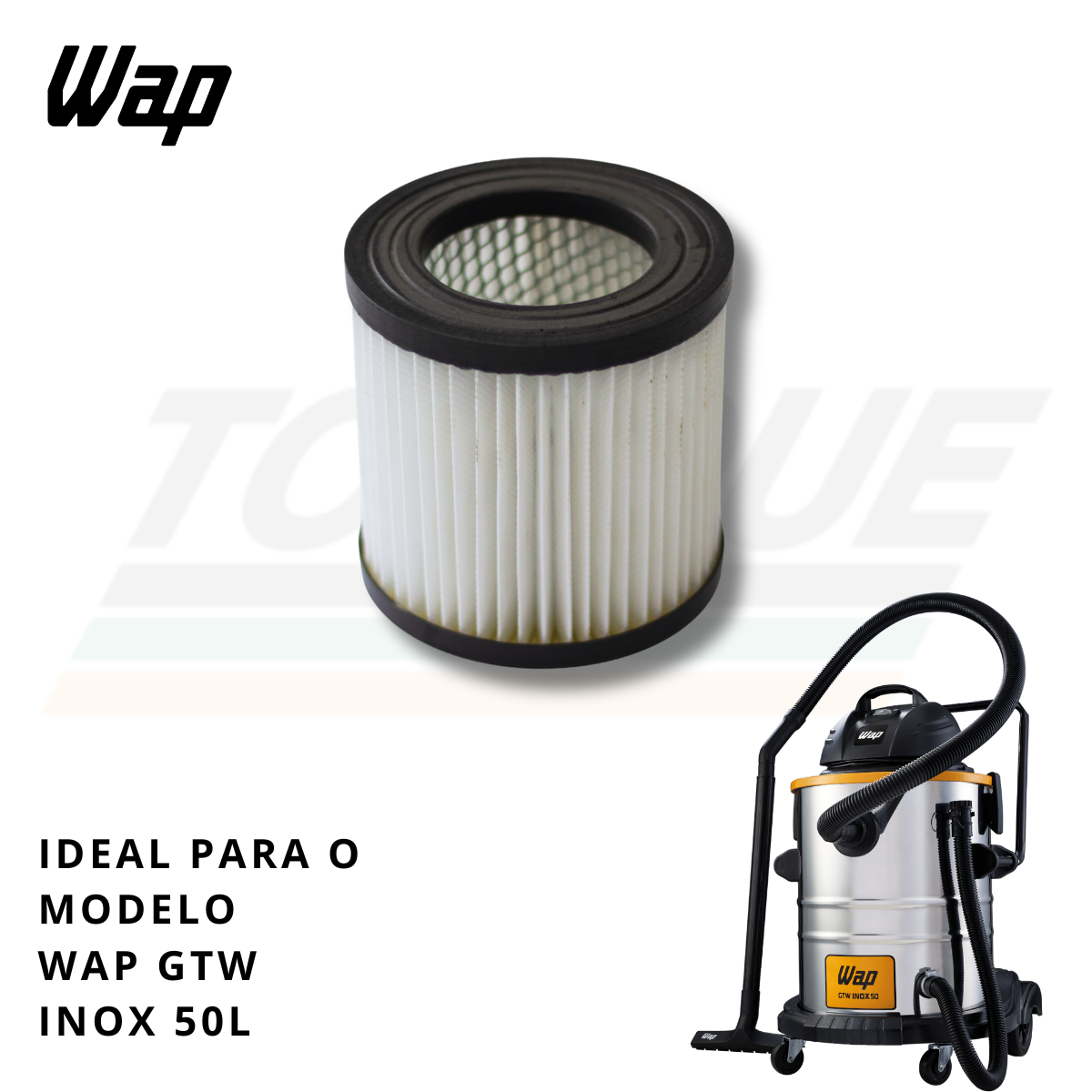 Filtro Permanente para Wap GTW Inox 50L - FW005674 (Original)