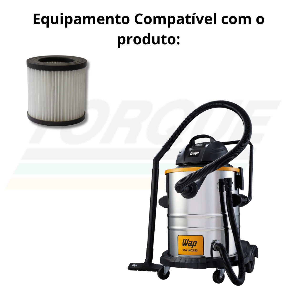 Filtro Permanente para Wap GTW Inox 50L - FW005674 (Original)