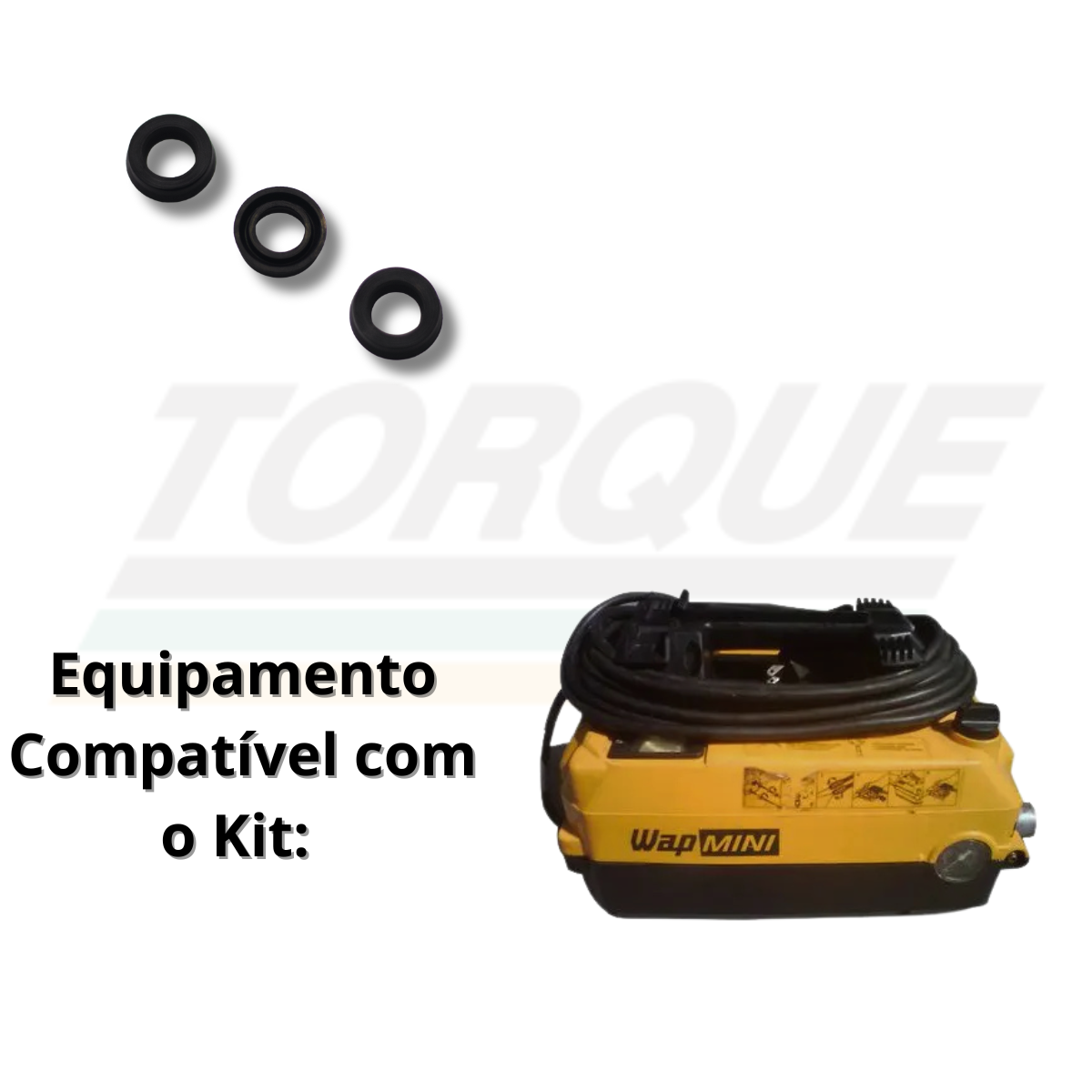 Kit Gaxeta C/3 para Wap Mini 14x22x6 NBR - 67300728 (Original)