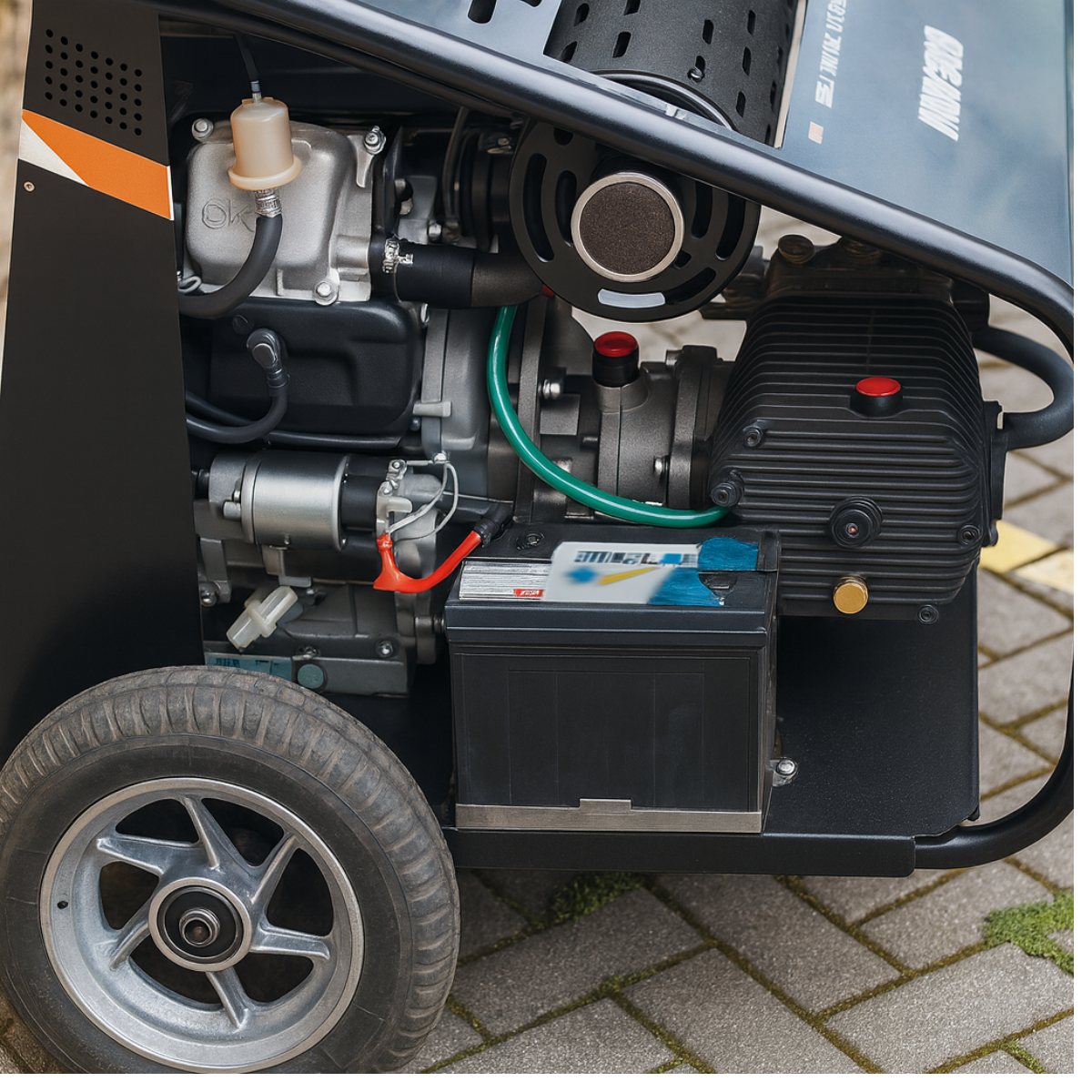 Hidrolavadora Semi Nova GHIBLI, mod. MHG 350/21 - 21l/min. | 350 bar | 25HP Gasolina