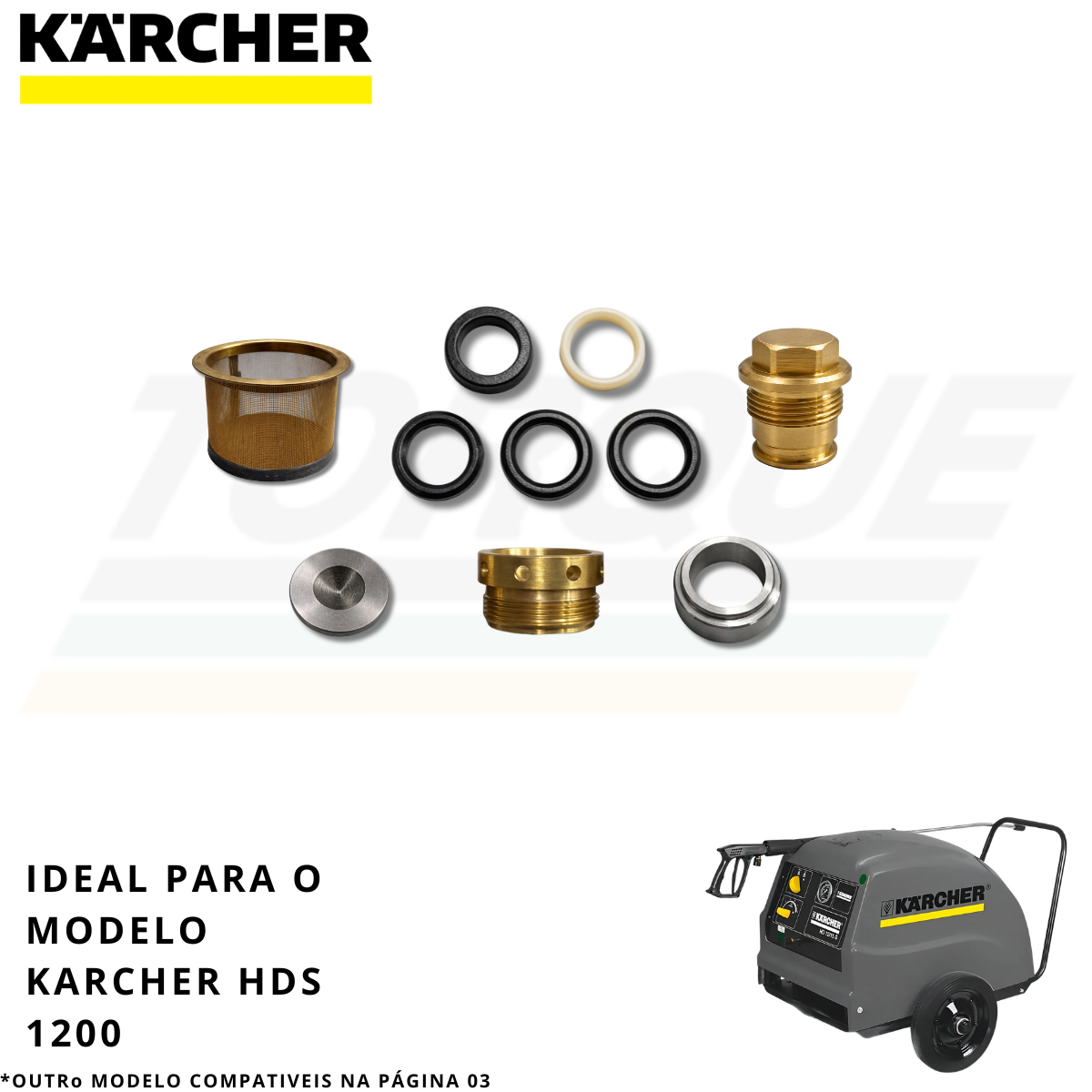 Kit Peças de Reposição para Karcher HDS 1200 / HD 800 - Original