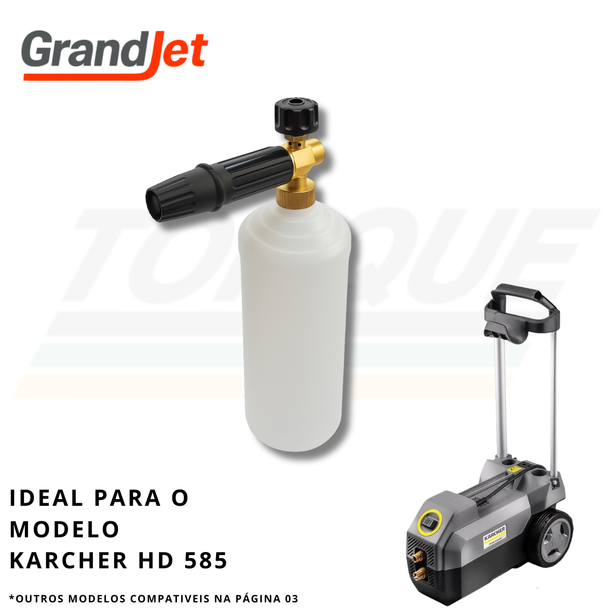 Jateador de Espuma Profissional  1L 1.4mm GrandJet - 02.07.12.002 (Original)