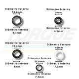 Kit Reparo Gatilho para Jacto J6800 - 688325 (Original)