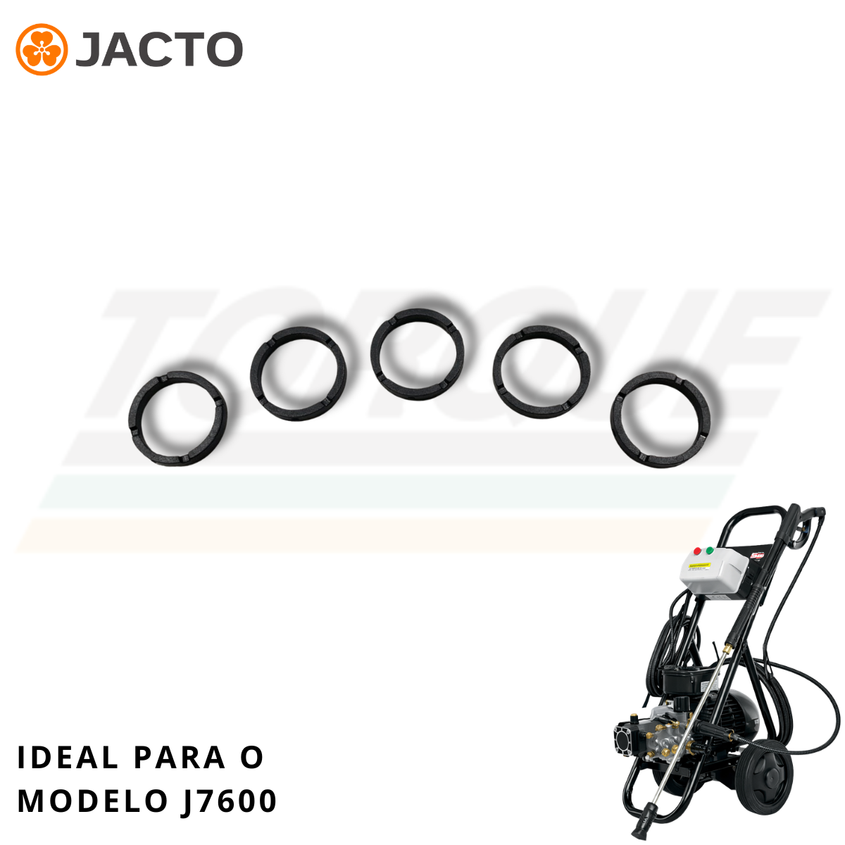 Kit Encosto da Gaxeta 05un para Jacto J7600 - 462226 (Original)