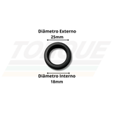Kit Gaxetas Vedação de Água d.18 - Comet LW/ZW - 1000101078 (Original)