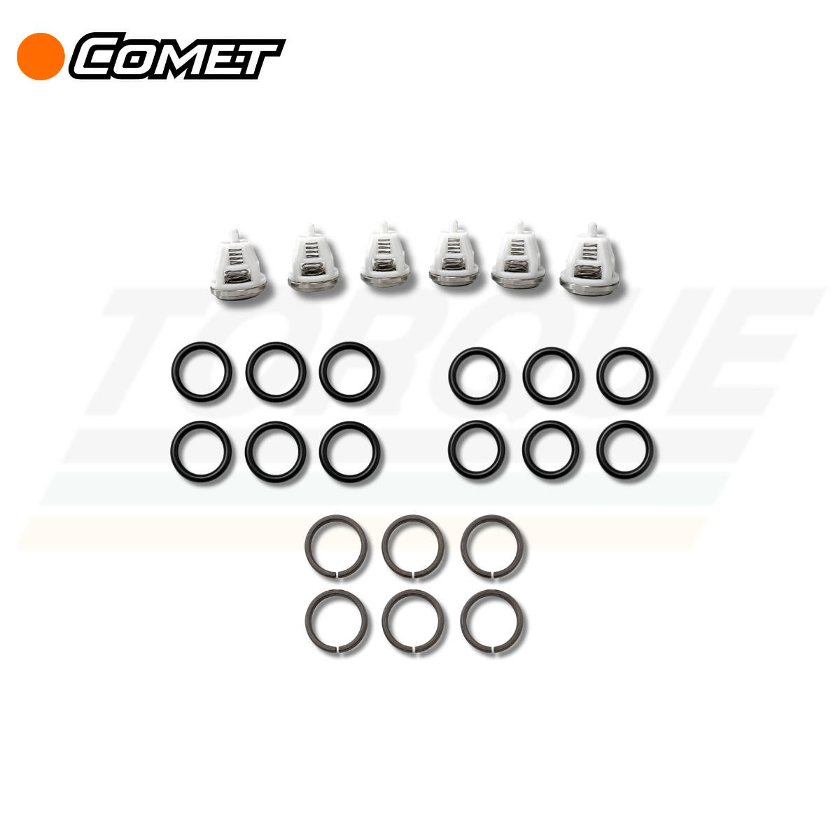 Kit Válvula 6un Comet TW 3600psi - 50250020 (Original)