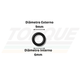 Kit Válvula 6un Comet TW Premium 500bar - 5025005000 (Original)