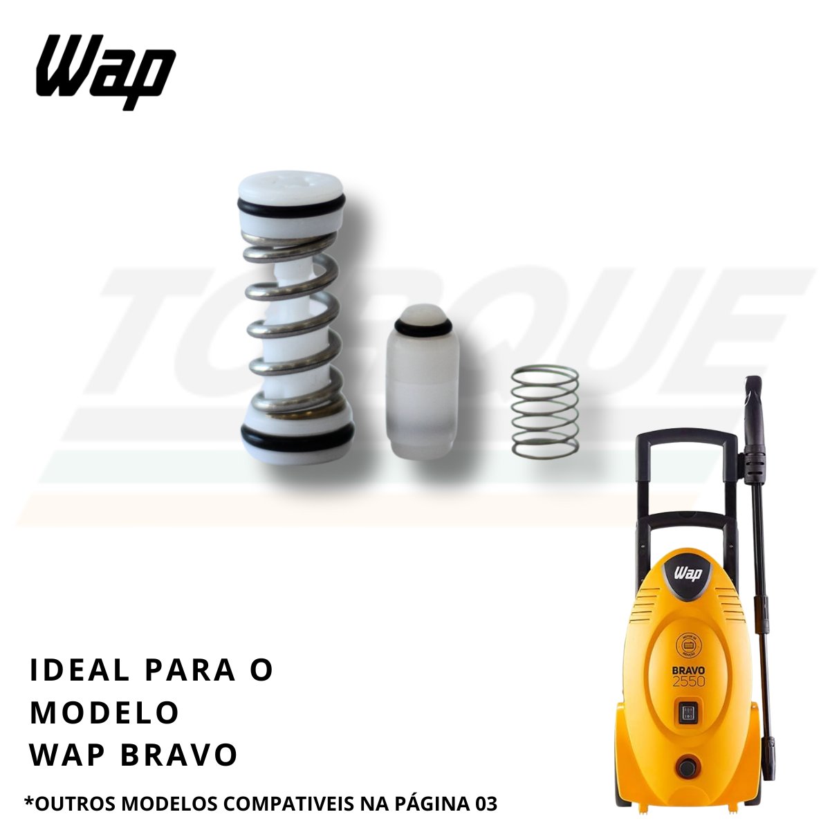 Kit Válvula ByPass para Wap Excell/ Valent/ Bravo - VG70-03-16 (Original)