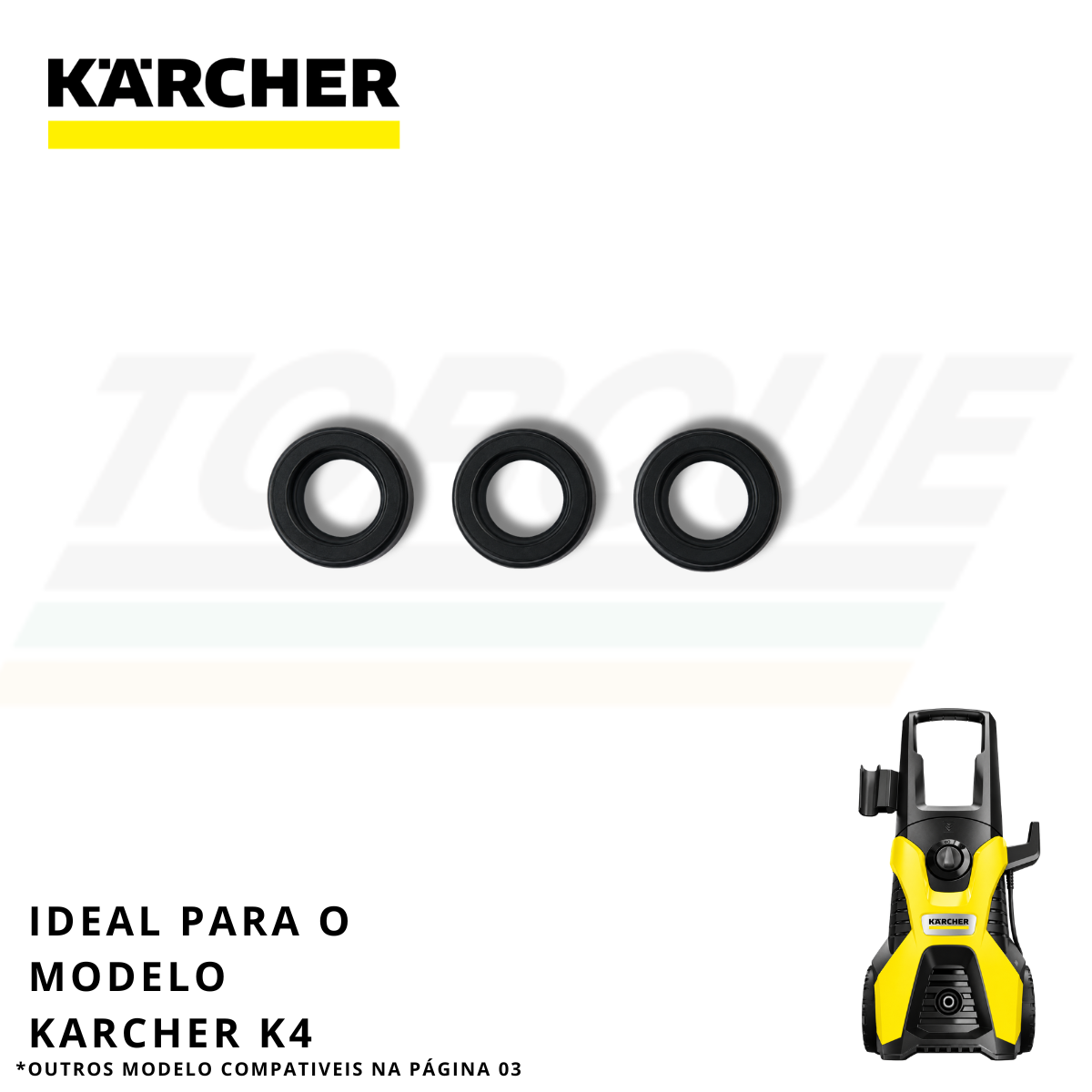 Kit gaxeta K3-K4 HX 3 unid - 9.303-334.0 (Original)