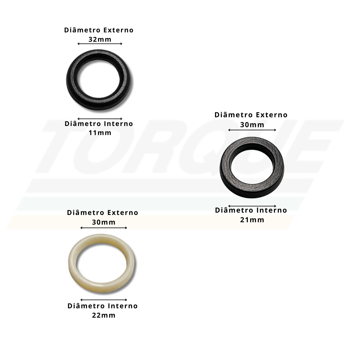 Kit Vedação 22mm e Bucha para Karcher HDS 1200 - (Original)