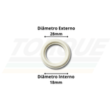 Kit gaxeta 18mm Annovi RRA modelo novo - 47110 (Original)